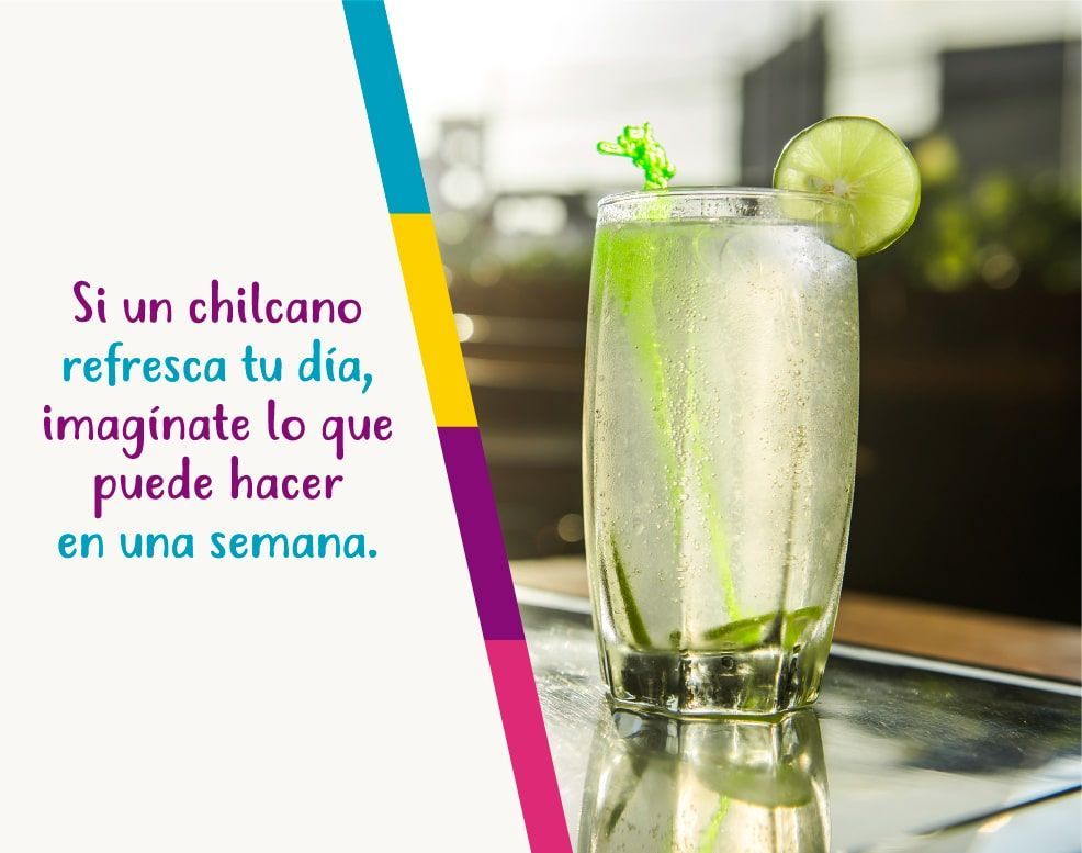 Semana del chilcano con botellas temáticas personalizadas