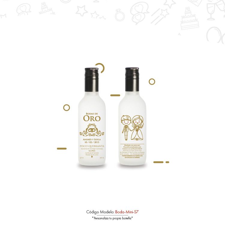 Recuerdos personalizados bodas de oro