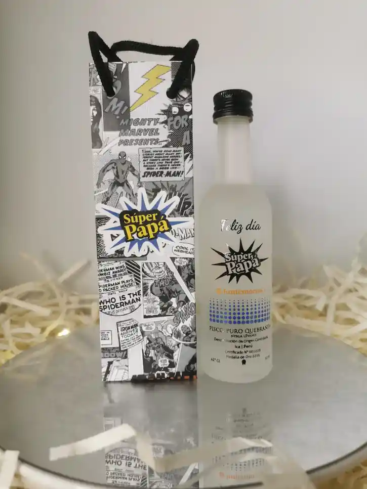 pisco personalizado para el Día del Padre