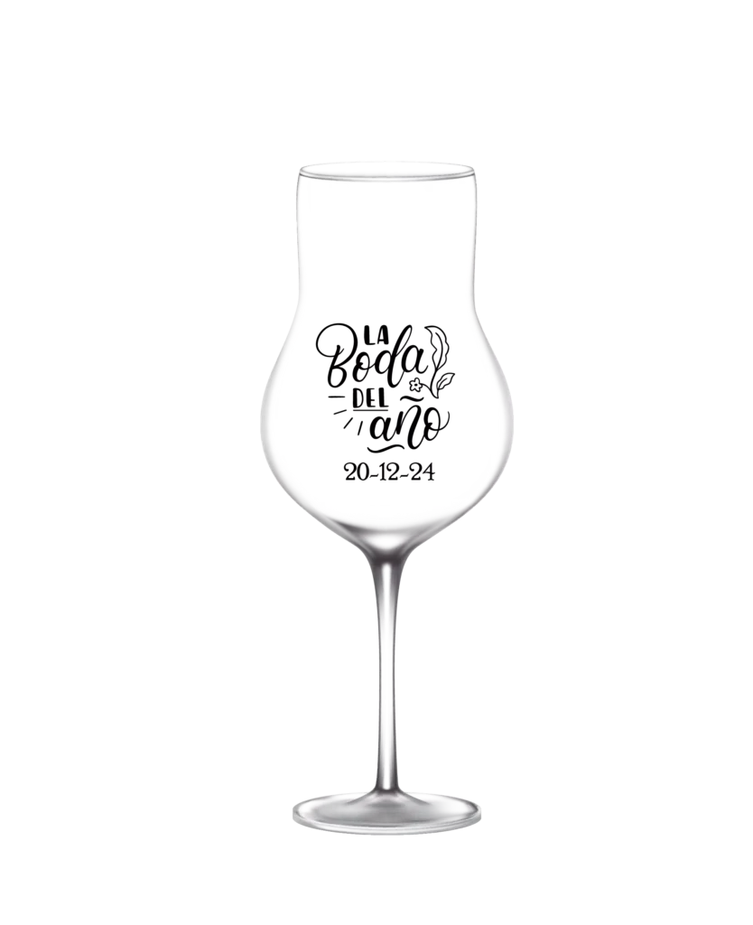 copas con diseño de boda