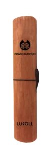Pergamino de madera personalizado con diseñocorporativo
