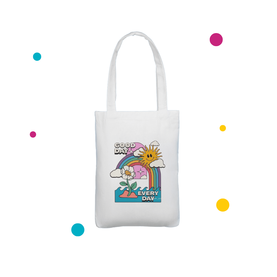 Bolsas ecologicas de tela​ con lindo diseño