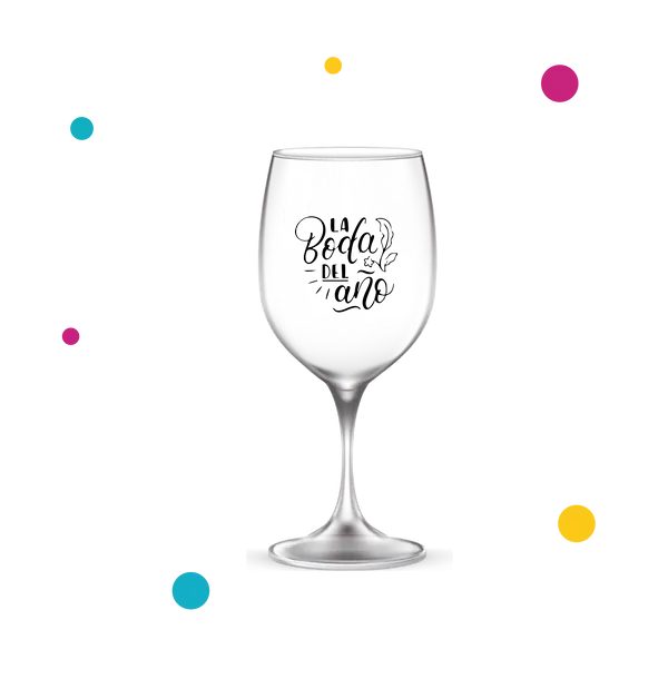 Copas de vino personalizada