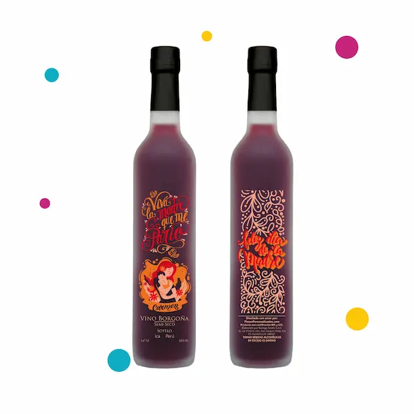 Nuestros vinos personalizados para Mamá