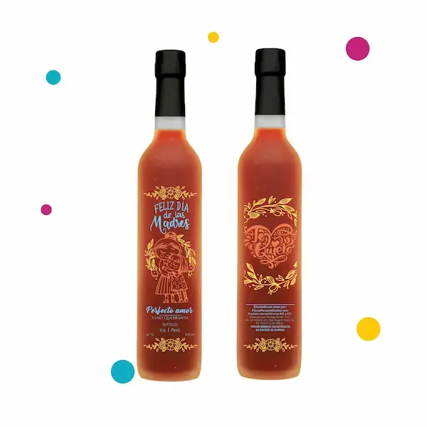 Tipos de vinos personalizados como regalos para mamá