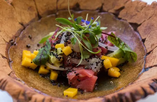 Ceviche nikkei de atún